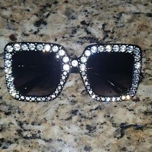 Black Bling Shades